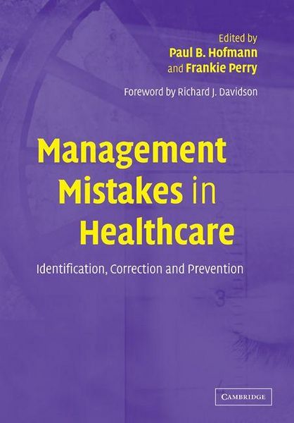 Produktbild: Management Mistakes in Healthcare