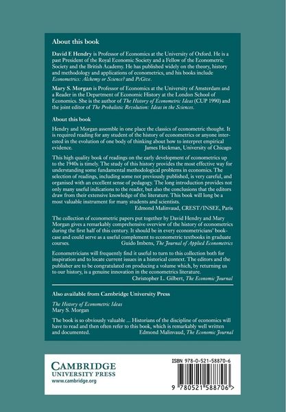 Produktbild: The Foundations of Econometric Analysis