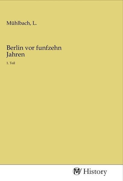 Produktbild: Berlin vor funfzehn Jahren