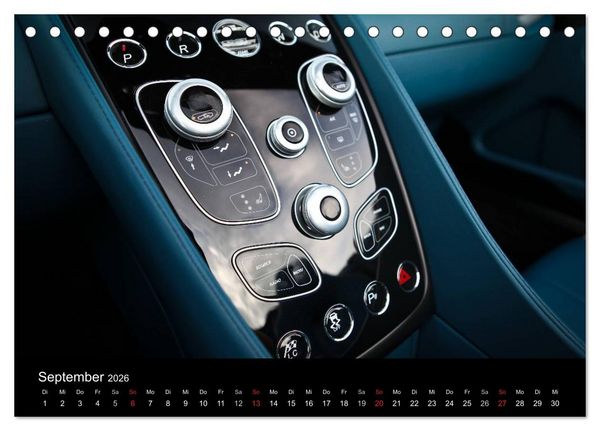 Produktbild: Aston Martin Vanquish Volante (Tischkalender 2026 DIN A5 quer), CALVENDO Monatskalender