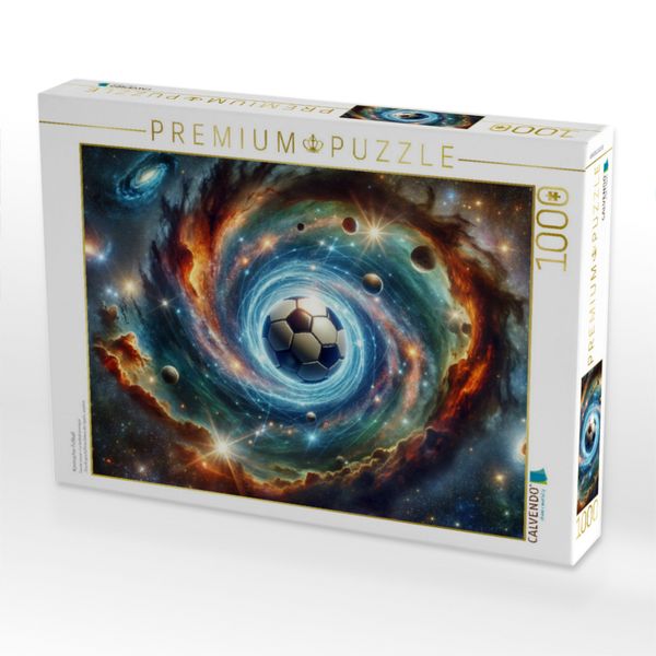 Produktbild: CALVENDO Puzzle Kosmischer Fu&szlig;ball | 1000 Teile Lege-Gr&ouml;&szlig;e 64x48cm Foto-Puzzle f&uuml;r gl&uuml;ckliche Stunden