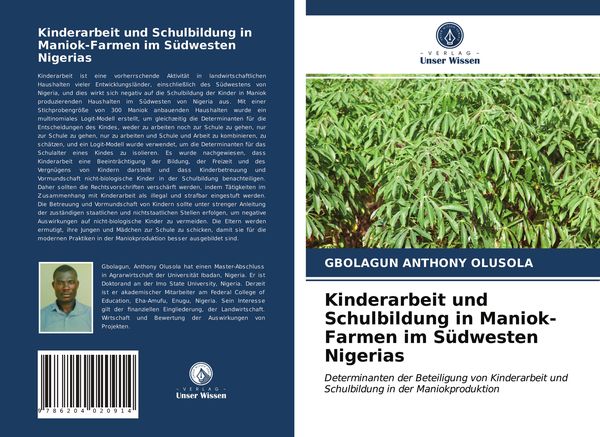 Produktbild: Kinderarbeit und Schulbildung in Maniok-Farmen im S&uuml;dwesten Nigerias