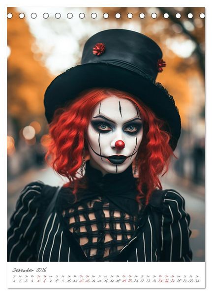 Produktbild: Misses Clown (Tischkalender 2026 DIN A5 hoch), CALVENDO Monatskalender