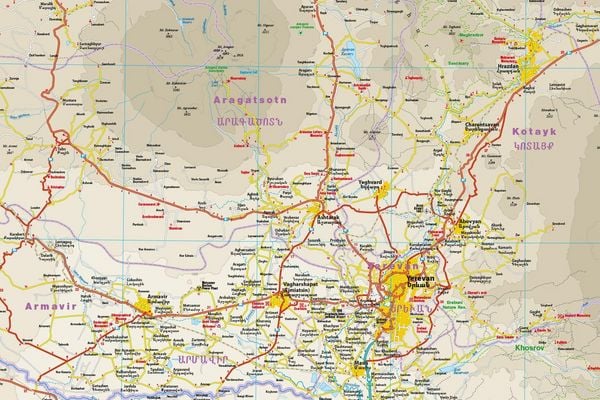 Produktbild: Reise Know-How Landkarte Armenien / Armenia (1:250.000)