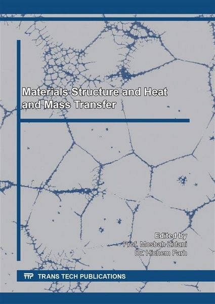 Produktbild: Materials Structure and Heat and Mass Transfer