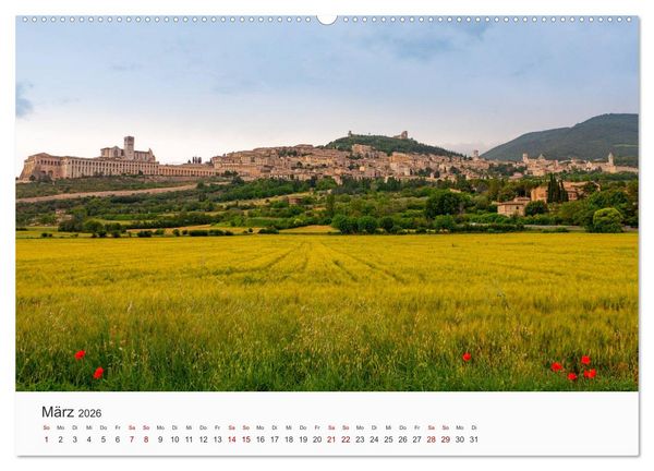 Produktbild: Die sch&ouml;nsten Orte in Italien. (Wandkalender 2026 DIN A2 quer), CALVENDO Monatskalender