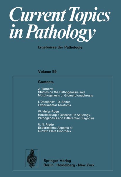 Produktbild: Current Topics in Pathology
