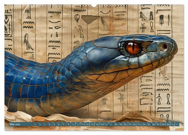 Produktbild: Papyrus-Propheten - KI-Enth&uuml;llungen aus der Vergangenheit (Wandkalender 2026 DIN A2 quer), CALVENDO Monatskalender