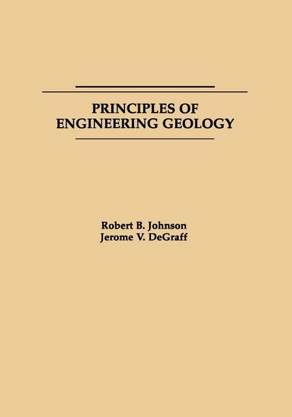 Produktbild: Principles of Engineering Geology