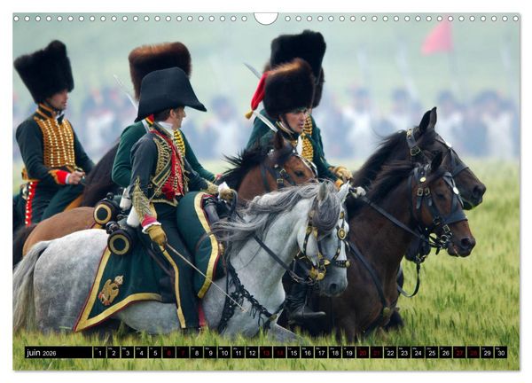 Produktbild: Waterloo - Juin 1815: la derni&egrave;re carte de Napol&eacute;on (Calendrier mural 2026 DIN A3 vertical), CALVENDO calendrier mensuel