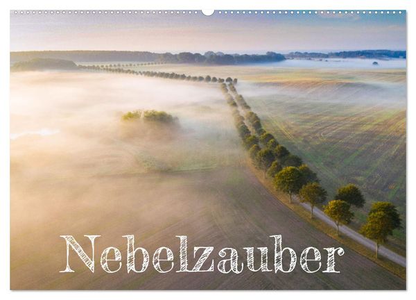 Nebelzauber (Wandkalender 2025 DIN A2 quer), CALVENDO Monatskalender