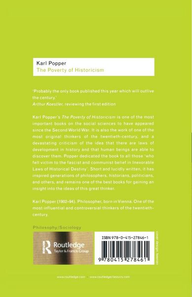 Produktbild: The Poverty of Historicism