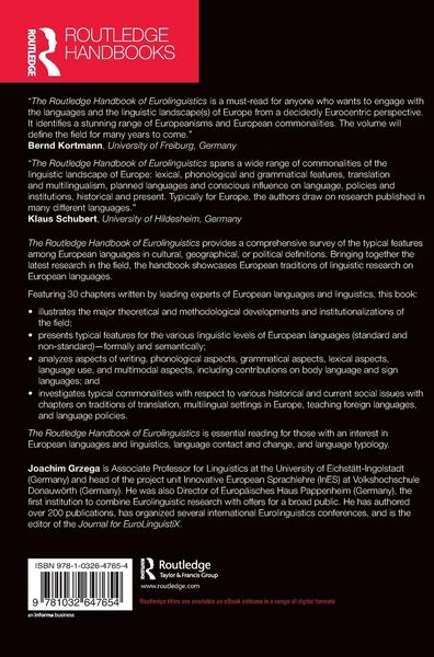 Produktbild: The Routledge Handbook of Eurolinguistics