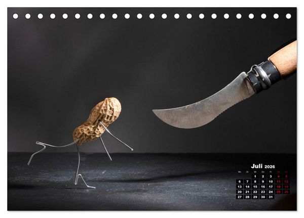 Produktbild: Erdnussm&auml;nnchen Geschichten. (Tischkalender 2026 DIN A5 quer), CALVENDO Monatskalender