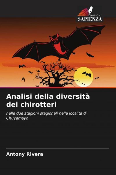Produktbild: Analisi della diversit&agrave; dei chirotteri