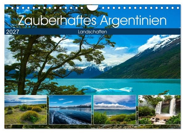Produktbild: Zauberhaftes Argentinien (Wandkalender 2027 DIN A4 quer), CALVENDO Monatskalender
