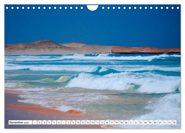 Produktbild: Boa Vista - Kapverden. Die Gem&uuml;tliche (Wandkalender 2026 DIN A4 quer), CALVENDO Monatskalender