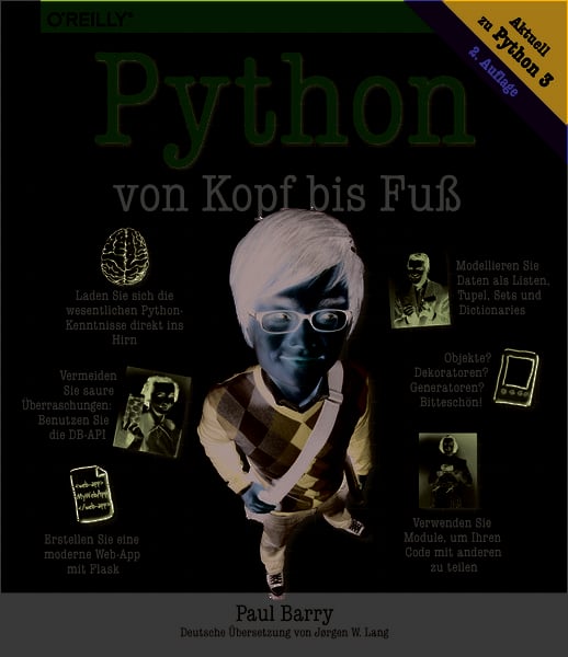 Produktbild: Python von Kopf bis Fu&szlig;