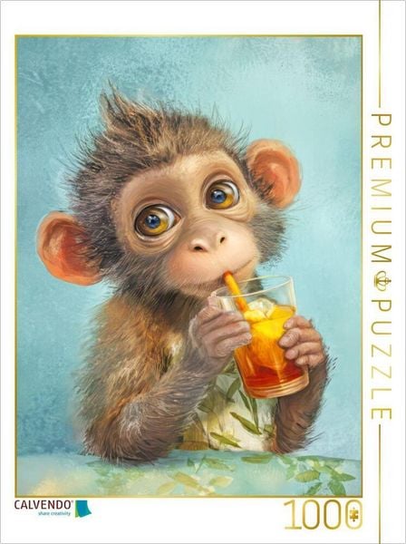 CALVENDO Puzzle Entzückende Tierbaby Illustrationen | 1000 Teile Lege-Größe 64 × 48 cm Foto-Puzzle für glückliche Stunden