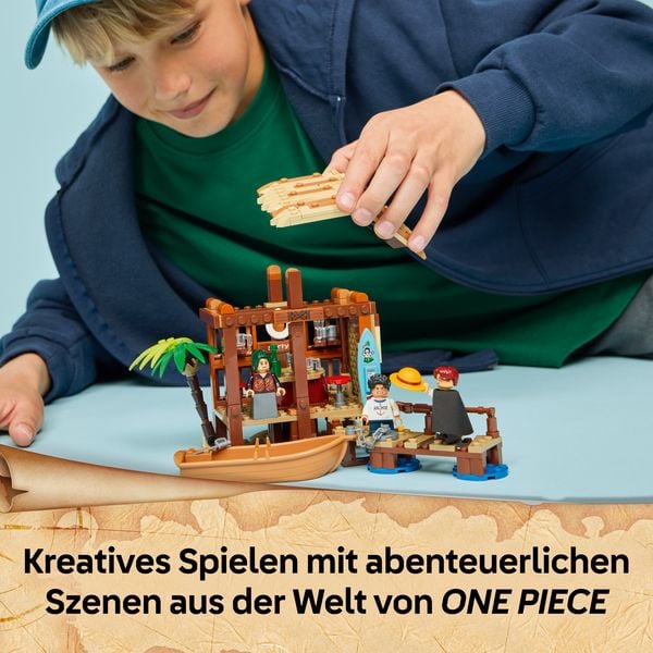 Produktbild: LEGO ONE PIECE 75636 H&uuml;tte im Windm&uuml;hlendorf, Spielzeug ab 8 Jahren