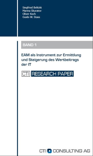 Produktbild: EAM als Instrument zur Ermittlung und Steigerung des Wertbeitrags der IT