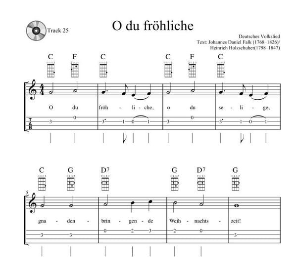 Produktbild: Komm, wir spielen Ukulele! Das Weihnachtsalbum f&uuml;r Kinder und Erwachsene. Ohne CD