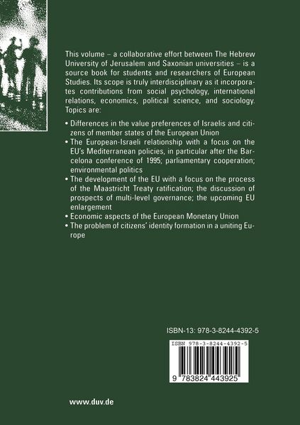 Produktbild: Israel and Europe
