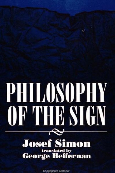 Produktbild: Philosophy of the Sign