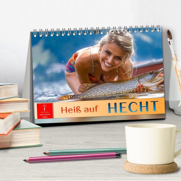 Produktbild: Hei&szlig; auf Hecht (Tischkalender 2026 DIN A5 quer), CALVENDO Monatskalender