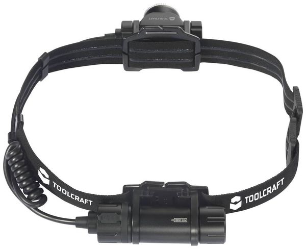 Produktbild: TOOLCRAFT TO-7838472 SMD LED Stirnlampe akkubetrieben 1000lm 5.5h TO-7838472