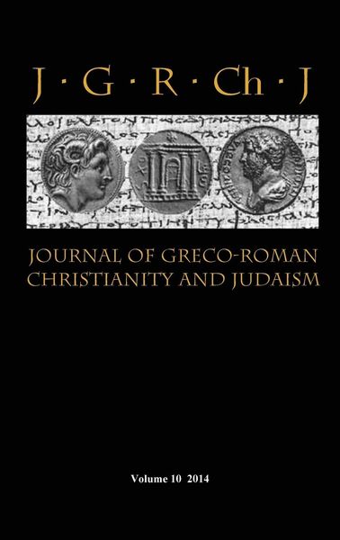 Produktbild: Journal of Greco-Roman Christianity and Judaism 10 (2014)