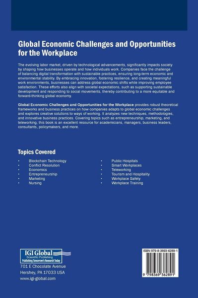 Produktbild: Global Economic Challenges and Opportunities for the Workplace