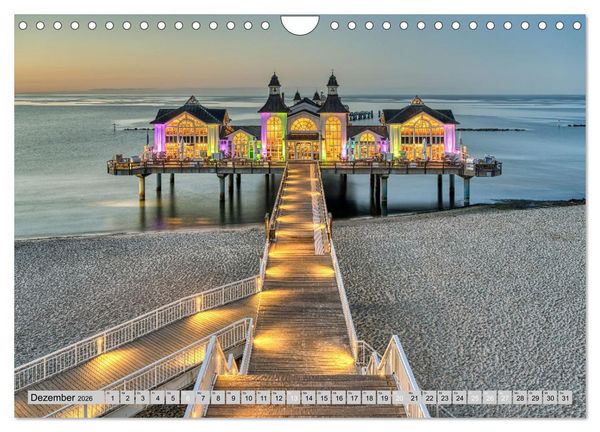 Produktbild: Wundersch&ouml;ne Ostsee R&uuml;gen und Usedom (Wandkalender 2026 DIN A4 quer), CALVENDO Monatskalender