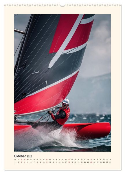Produktbild: Spektakul&auml;res Segeln (hochwertiger Premium Wandkalender 2026 DIN A2 hoch), Kunstdruck in Hochglanz