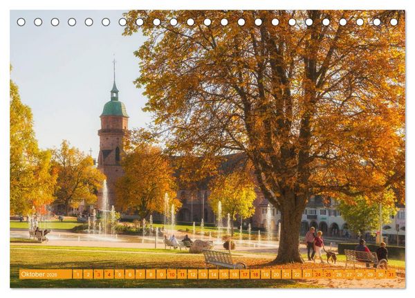 Produktbild: Freudenstadt-Impressionen (Tischkalender 2026 DIN A5 quer), CALVENDO Monatskalender