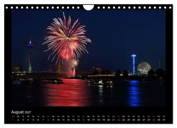 Produktbild: Feuerwerks - Impressionen (Wandkalender 2027 DIN A4 quer), CALVENDO Monatskalender