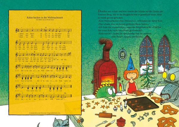 Produktbild: Ritter Rost feiert Weihnachten - Mit Goldfolie und weihnachtlicher &Uuml;berraschung im Buch