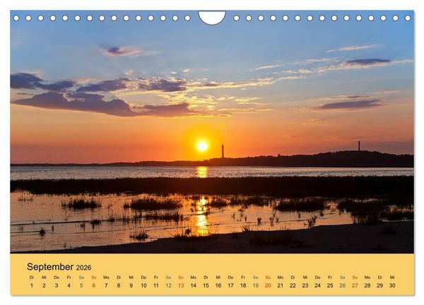 Produktbild: Sonnenunterg&auml;nge an der Atlantikk&uuml;ste (Wandkalender 2026 DIN A4 quer), CALVENDO Monatskalender