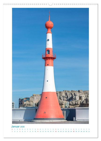 Produktbild: Leuchtt&uuml;rme - Licht ins Dunkel (Wandkalender 2026 DIN A2 hoch), CALVENDO Monatskalender