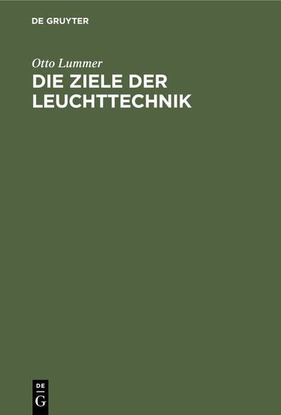Produktbild: Die Ziele der Leuchttechnik