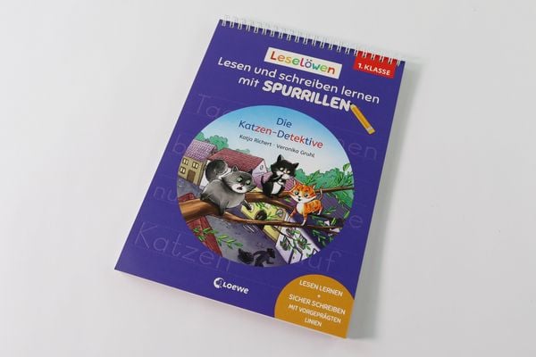 Produktbild: Lesel&ouml;wen - Lesen und schreiben lernen mit Spurrillen - Die Katzen-Detektive