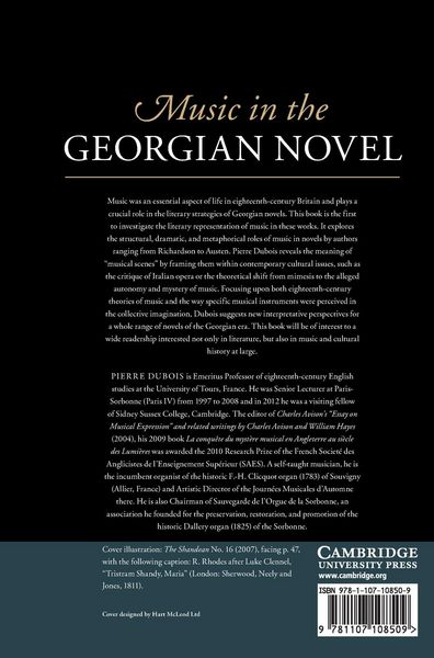 Produktbild: Music in the Georgian Novel