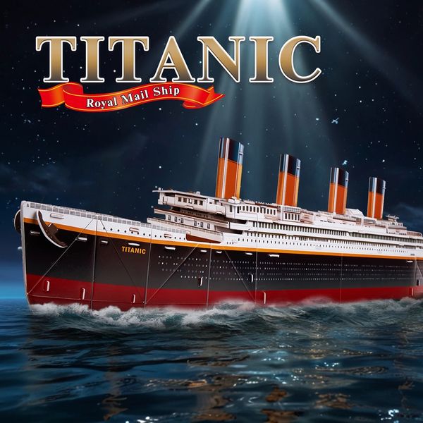 Produktbild: CUBICFUN - 3D Puzzle Titanic 113 Teile