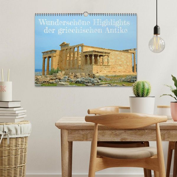 Produktbild: Wundersch&ouml;ne Highlights der griechischen Antike (Wandkalender 2026 DIN A3 quer), CALVENDO Monatskalender