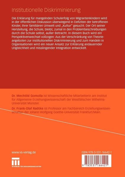 Produktbild: Institutionelle Diskriminierung
