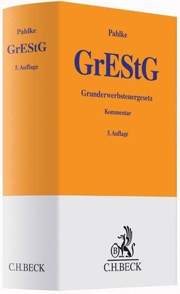 Produktbild: Grunderwerbsteuergesetz