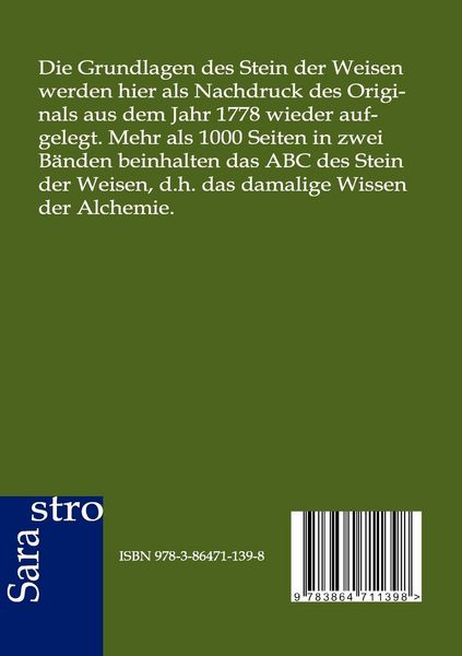 Produktbild: A.B.C. vom Stein der Weisen