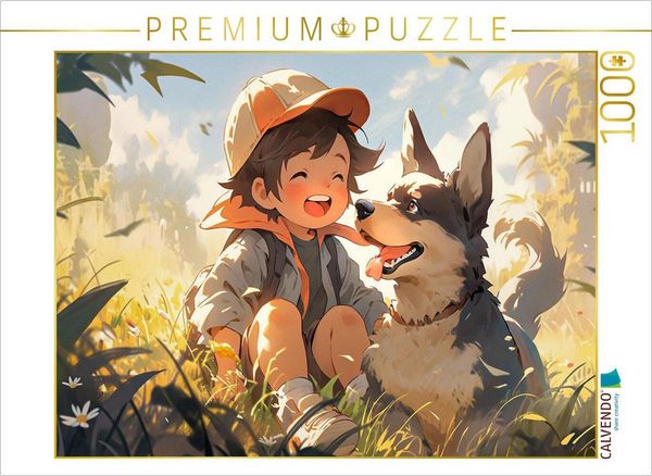 Produktbild: CALVENDO Puzzle Mein tierischer Freund | 1000 Teile Lege-Gr&ouml;&szlig;e 64x48cm Foto-Puzzle f&uuml;r gl&uuml;ckliche Stunden