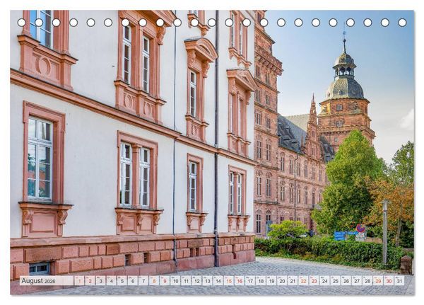 Produktbild: Aschaffenburg Impressionen (Tischkalender 2026 DIN A5 quer), CALVENDO Monatskalender