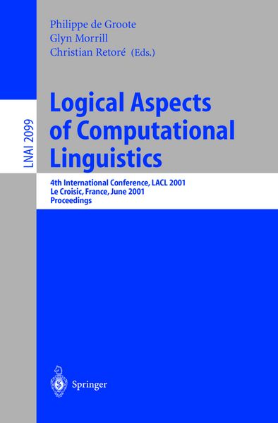 Produktbild: Logical Aspects of Computational Linguistics